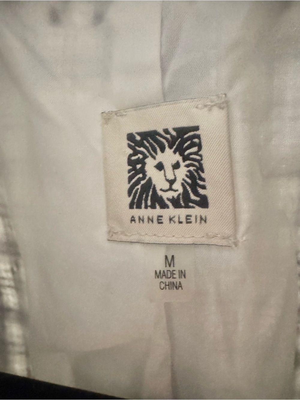 Anne Klein Tan Checkered Blazer - Picture 3 of 6